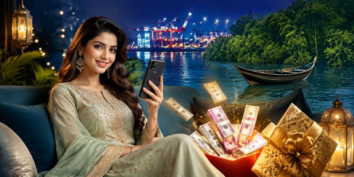 চট্টগ্রামে ঈদের সময় মোবাইলে lucky 88 ভিআইপি সেবা উপভোগ